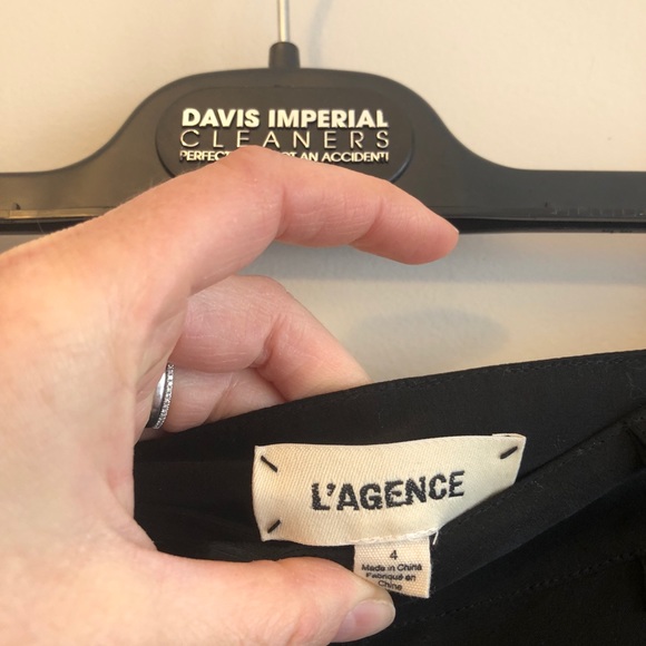 L’Agence Bevin Silk Cargo Pants In Black - Picture 9 of 12